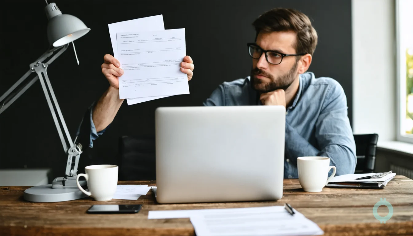 A founder compares W-8BEN-E or W-9 paperwork with a US client.